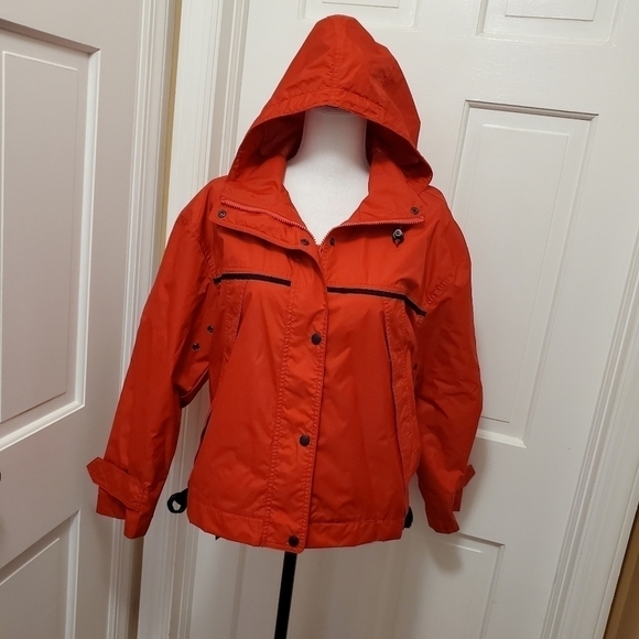 Eddie Bauer Red Windbreaker Jacket Size Small - Picture 1 of 15